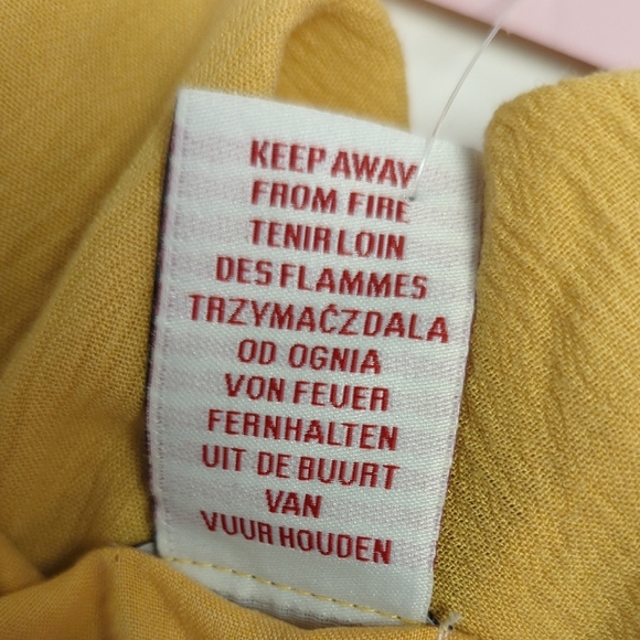 01386 Joie Embroidered Fringe A Line Midi Dress Yellow size 4 bohemian western - Picture 8 of 9